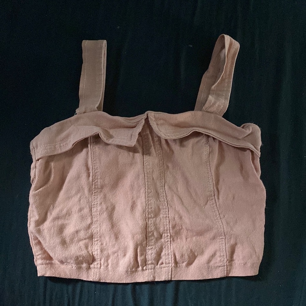 Pink crop top